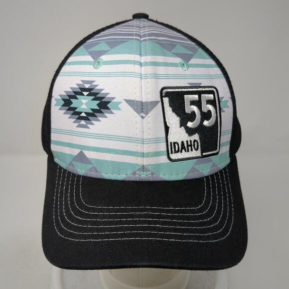 Idaho 55 Snapback Trucker Hat Multi One Size Embroidered Arcadian Outfitters - Picture 2 of 9